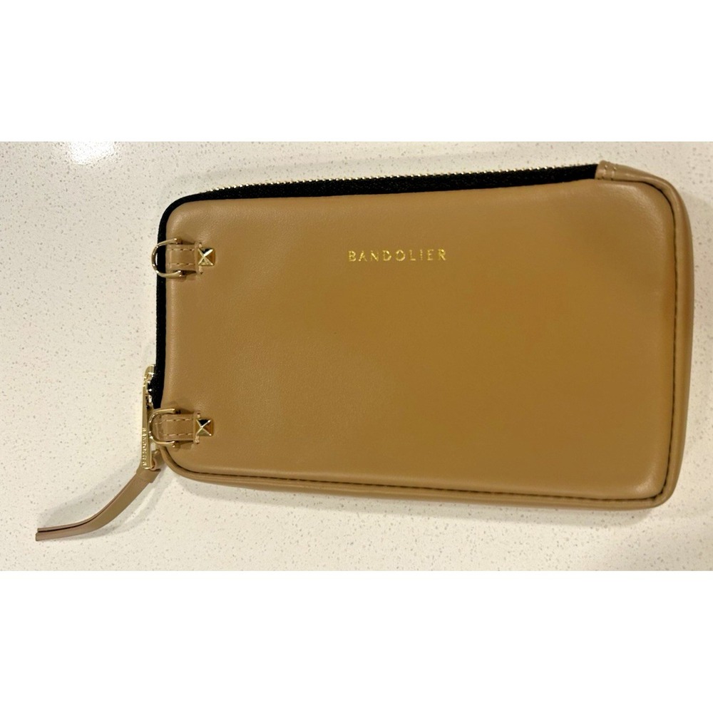 Bandolier Expanded Pouch in Beige/Gold. (doesn't include Strap)